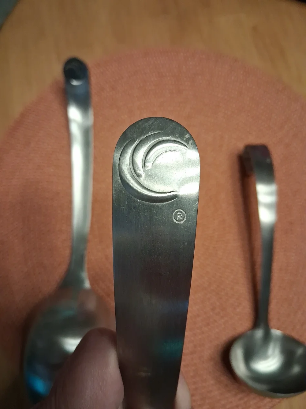 Weight Watchers Measuring Serving Spoons 1 Cup, 1/2 Cup, 1/4 Cup Stainless Steel